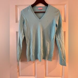 Lilly Pulitzer v-Neck Sweater - Light Blue